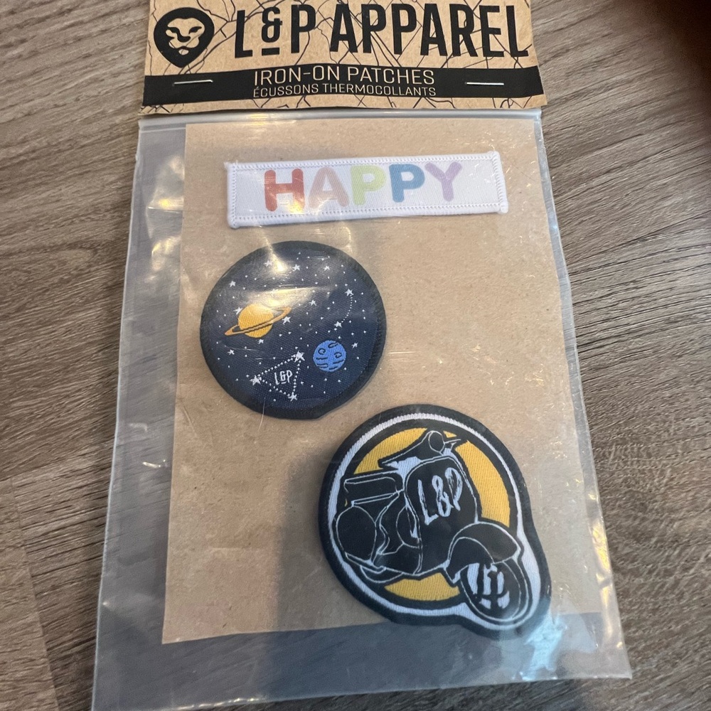 Mixed Iron On Patch Set 🏍️ ⭐️